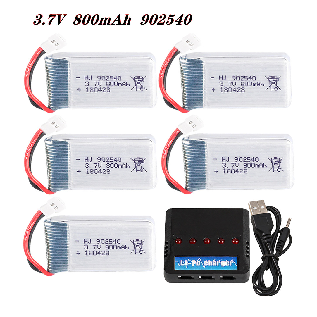 Drone Rc Leading - 3.7V 800mAh 902540 25C Lipo 배터리