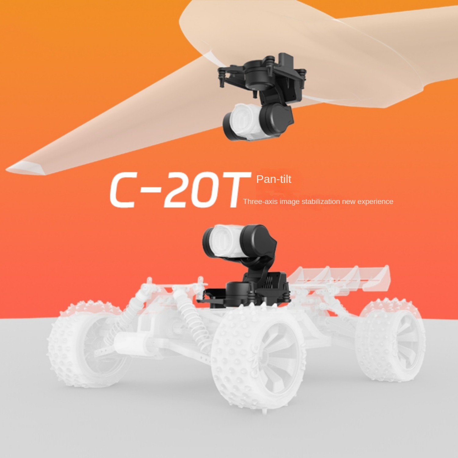 Drone Dji Rc Pro - NCZOBOE C-20T 3축 O4 FPV 짐벌