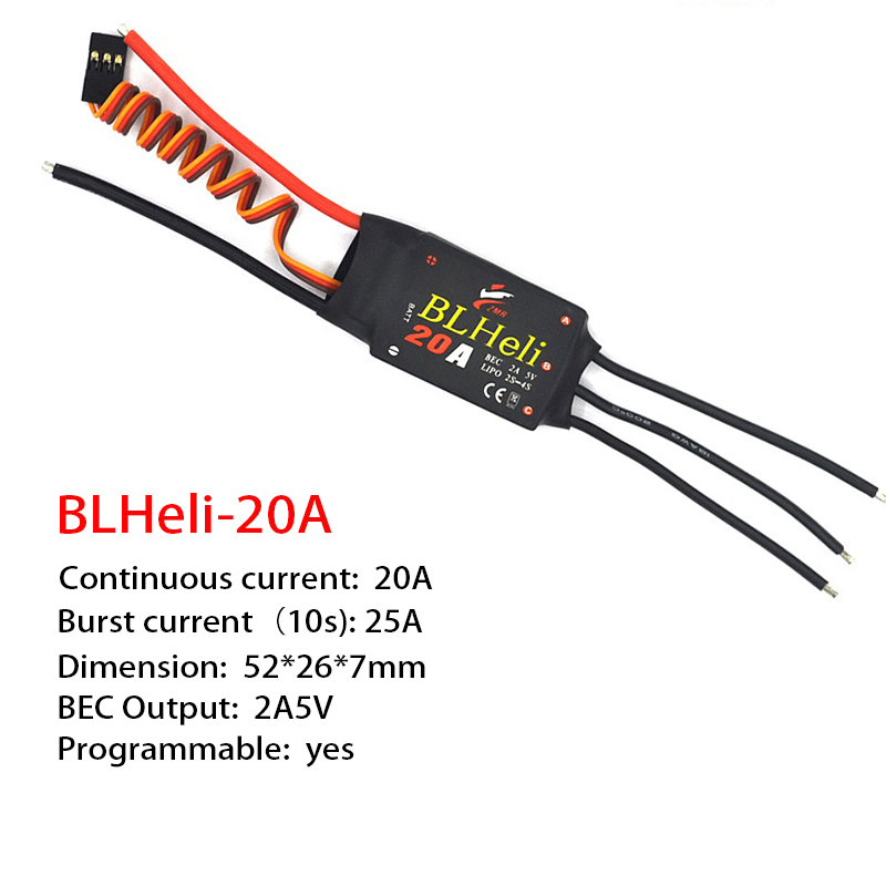 브러시리스 ESC BLHeli 20A 30A 50A,  - Drone Rc Toy 리뷰 및 가격