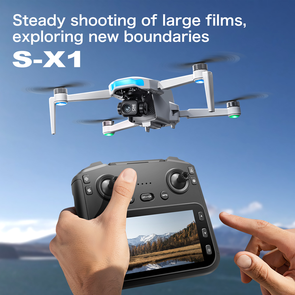 오리지널 S-X1 GPS 접이식 RC 쿼드콥터 8K 카 - Drone Ae Rc 리뷰 및 가격