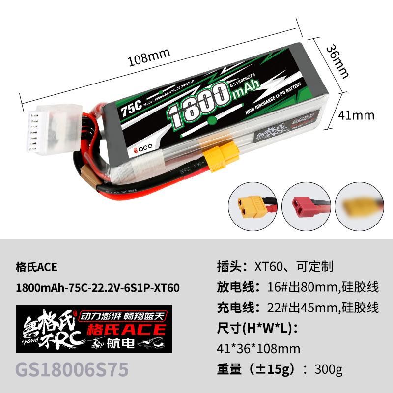 2Pcs Gens ACE 22.2V Lipo 배터리 1 - Drone Rc Leading 리뷰 및 가격