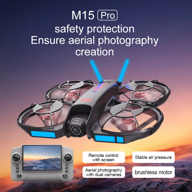 2026년형 신제품 M15 FPV 드론: 화면, 브러시 - Drone Ae Rc 리뷰 및 가격