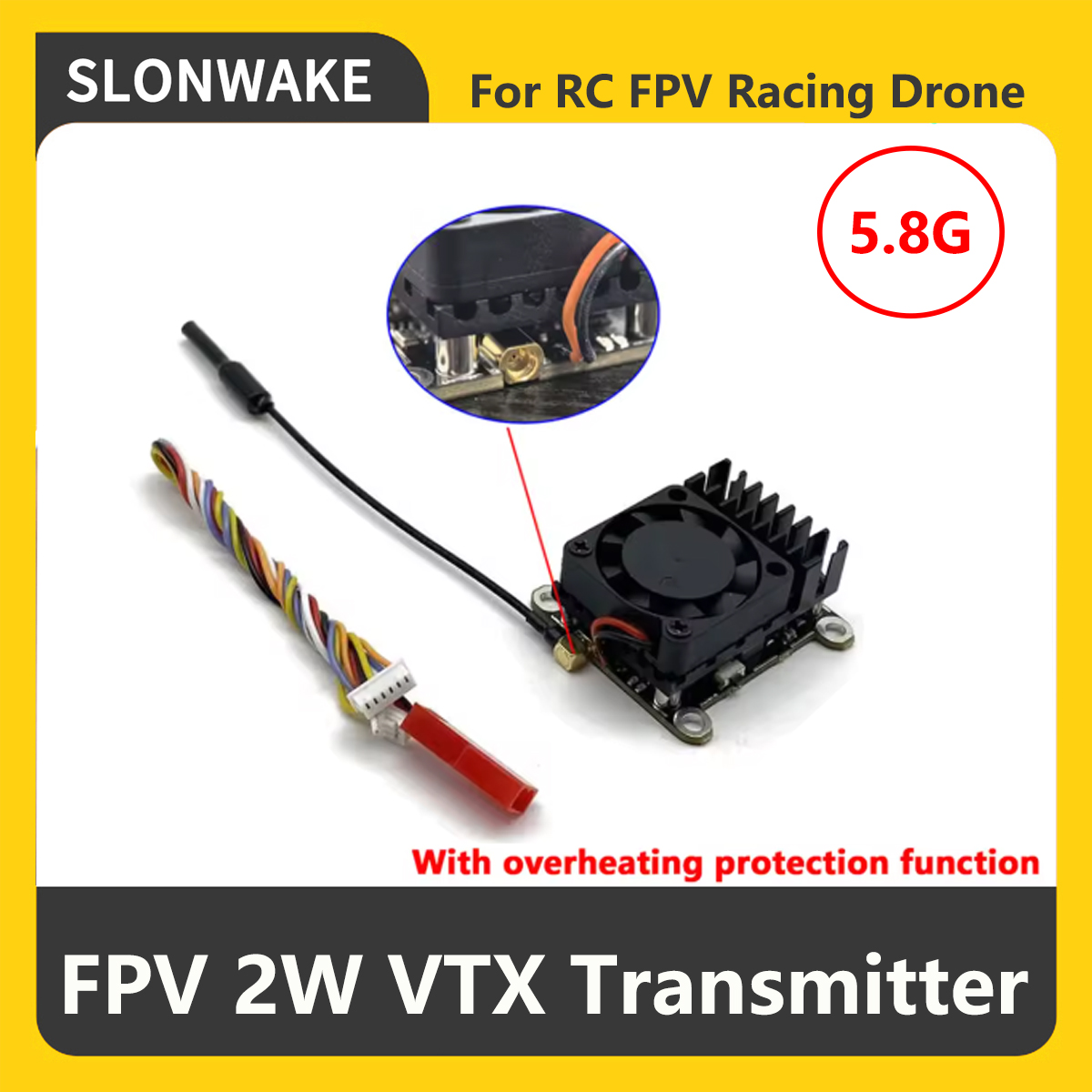 SLONWAKE 5.8G 2000mW FPV VTX 송 - Drone Rc Toy 리뷰 및 가격