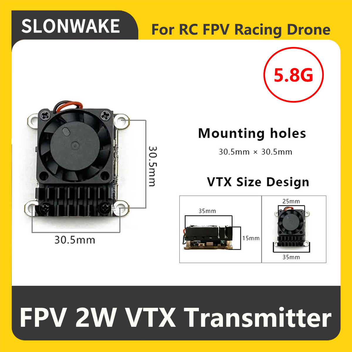SLONWAKE 5.8G 2000mW FPV VTX 송 - Drone Rc Toy 리뷰 및 가격