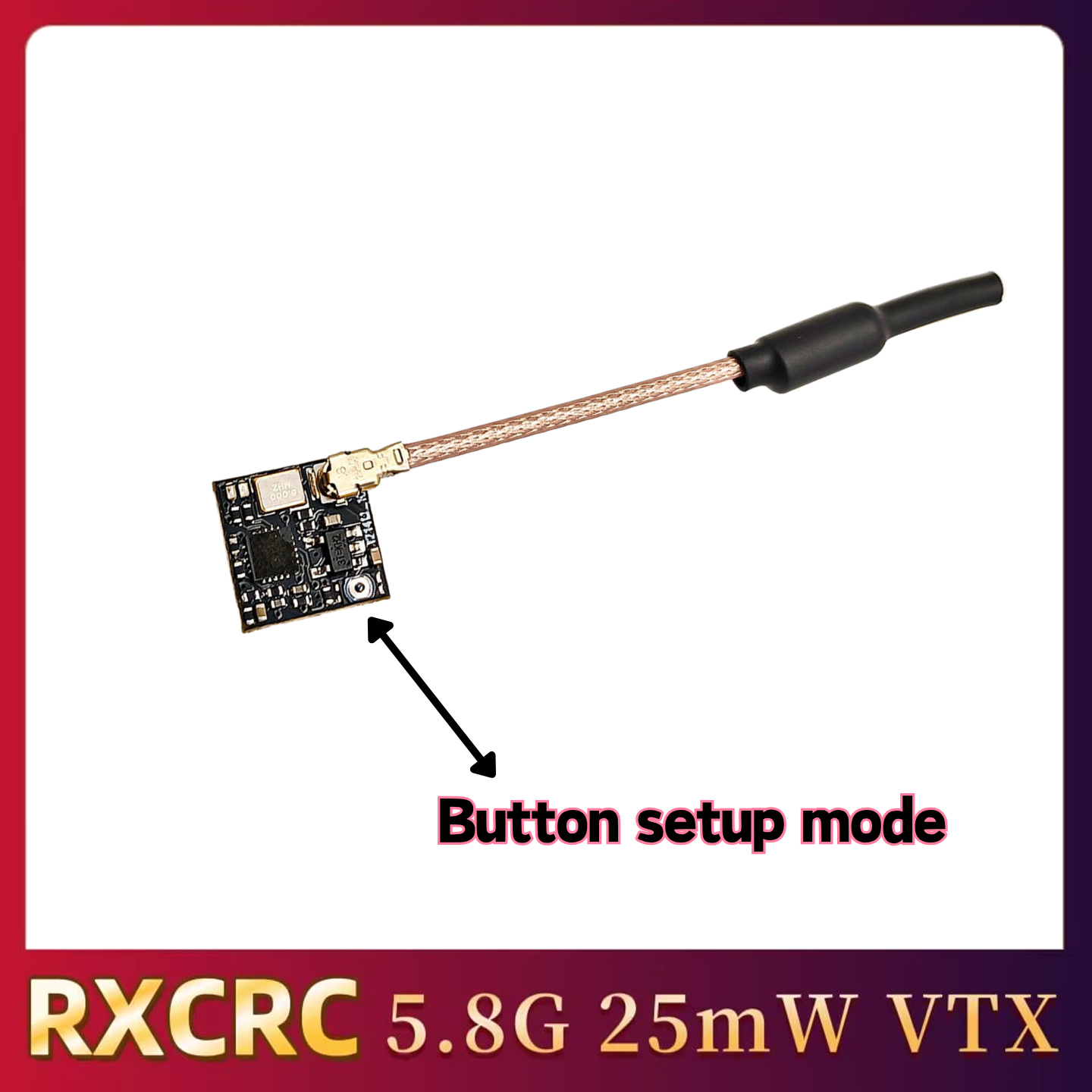 RXCRC 5.8GHz 48채널 FPV 25mW 아날로 - Drone Rc Toy 리뷰 및 가격