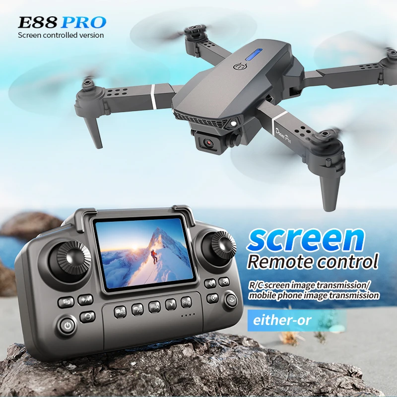 E88 PRO 드론, 스크린 탑재 4K HD 카메라 W - Drone E88 Rc Quadcopter 리뷰 및 가격